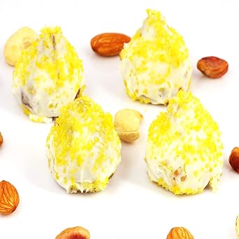 Ghasitaram Gifts Indian Sweets - Ganesh Chturthi Gifts - Ghasitaram Gifts Indian Sweets - Anjeer Chocolate Modaks 800 GMS