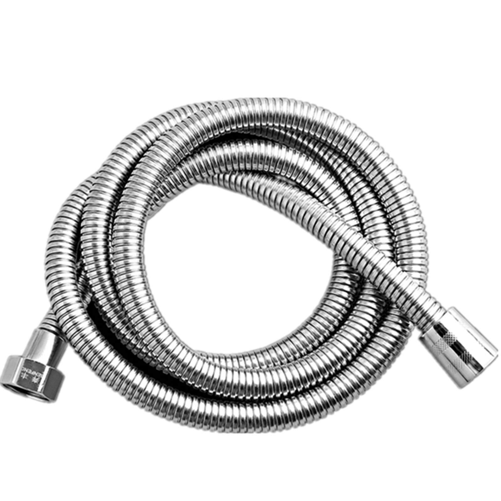 DDHZTA 1.5/2/3/4/5/10M Shower Hose Shower Hose Rain Water Heater Shower Nozzle Lengthened Stainless Steel-Encrypted Premium Stainless Steel Pipe,Anti-Kink,10m