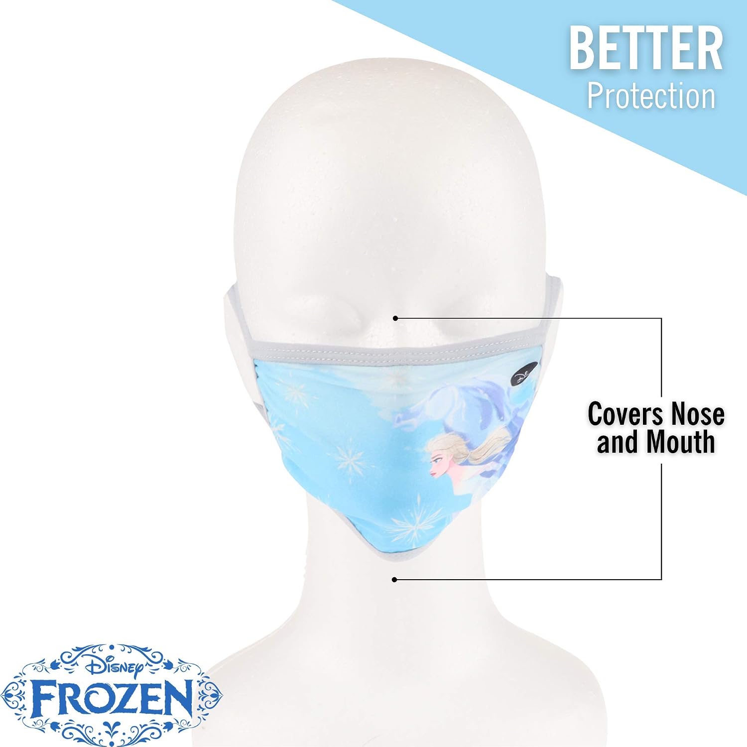 Concept One Disney Frozen 2 Elsa Face Mask with Water Nokk, Multi