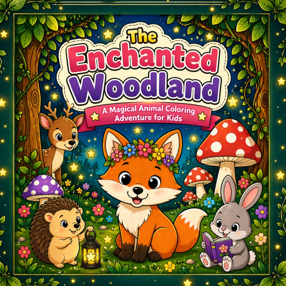 The Enchanted Woodland: A Magical Animal Coloring Adventure for Kids