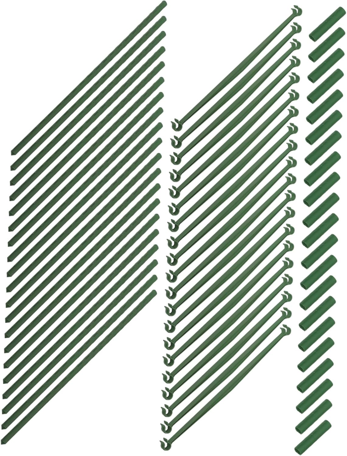 3sets Garden Plant Trellis Support Durable Climbing Frame for Potted Plants Vegetable Trellis Rods Connectors for Gardening