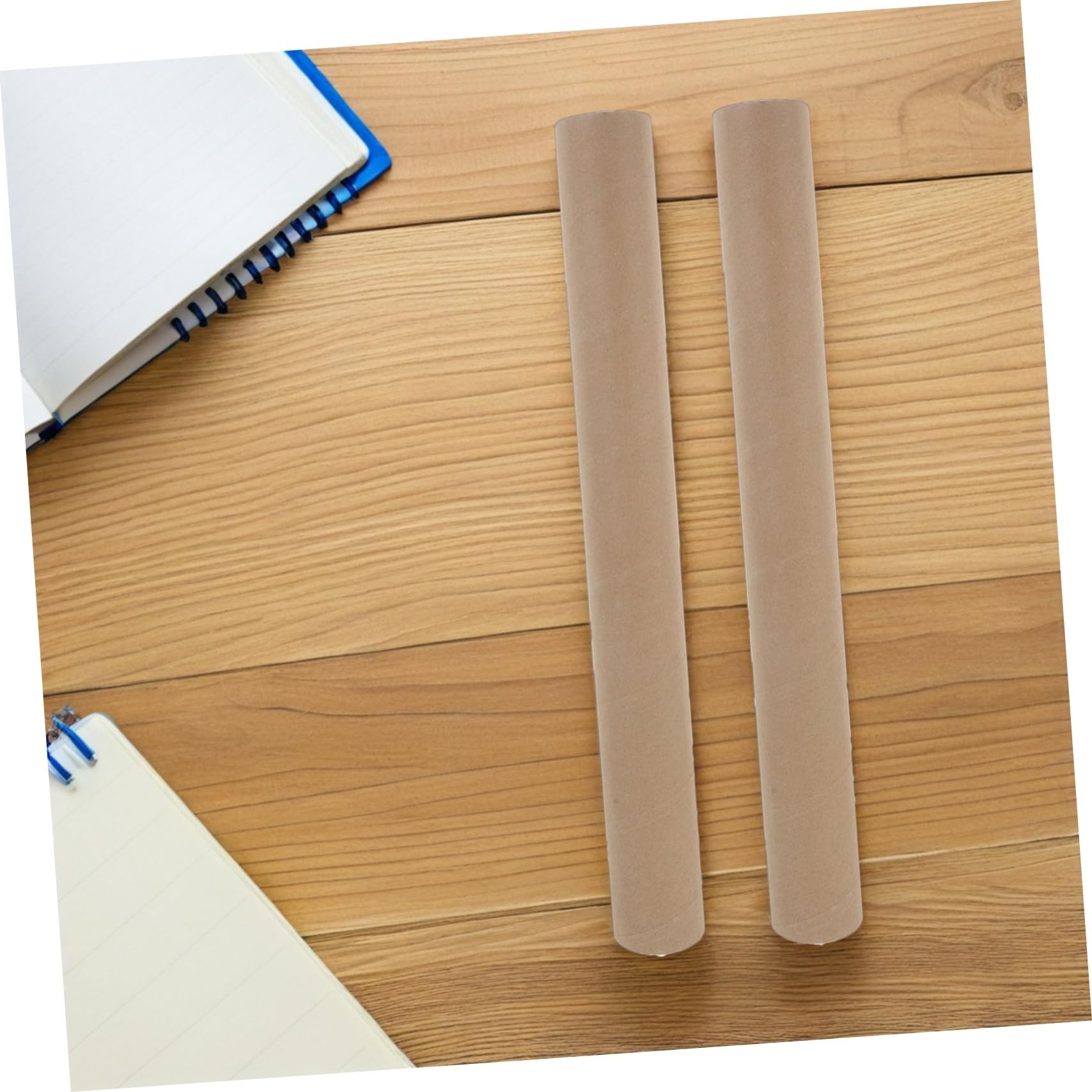10pièces Tubes Cylindriques Carton Kraft Pour Affiches Cartes Et Impressions Artistiques Réutilisables Et Résistants