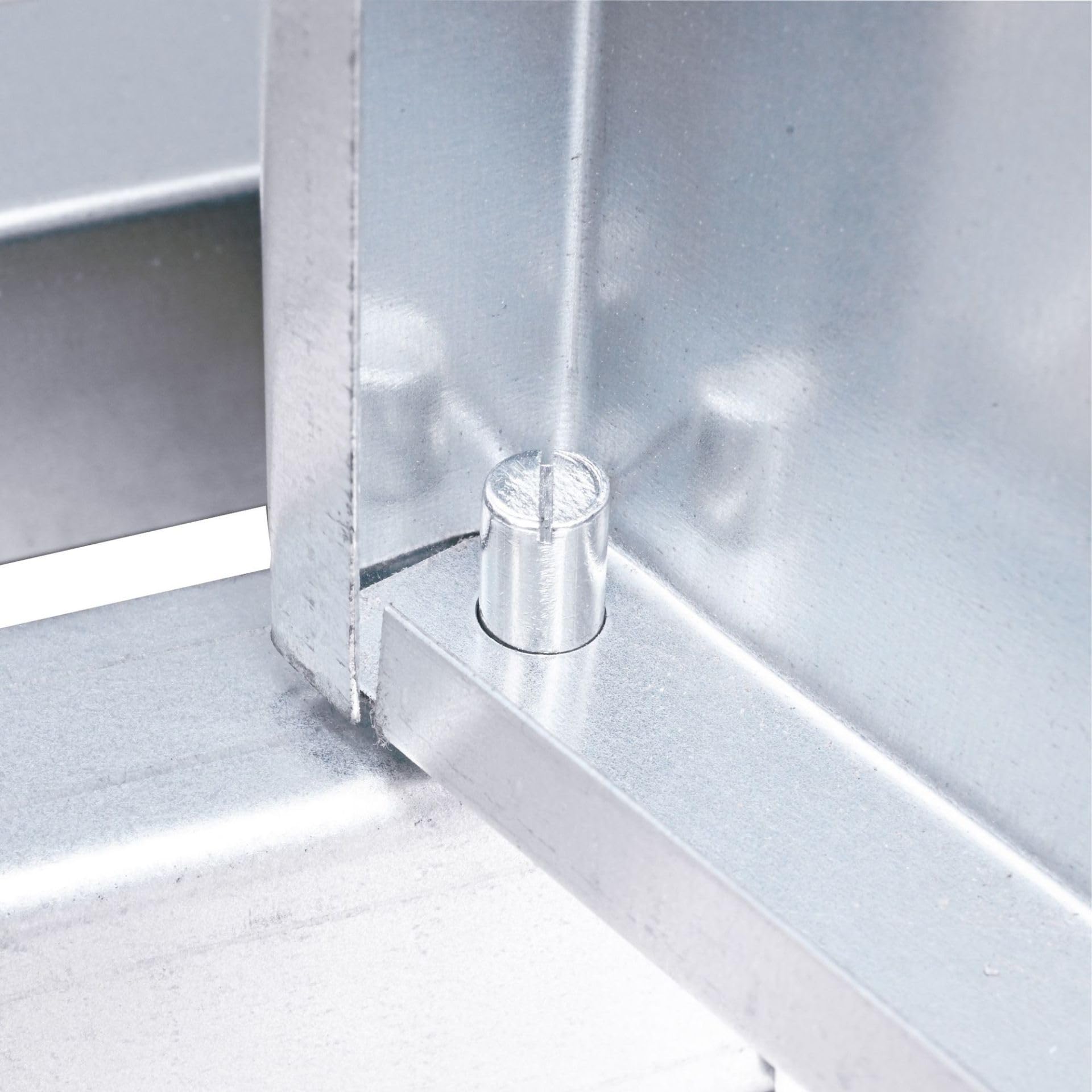 Propangasflaschen-Schrank verzinkt 1500 x 842 x 690 mm | Gasflaschenschrank | Für 10x11 kg oder 4x33 kg, Feuerverzinkter Stahl, Abschließbar, Belüftung, Außenbereich