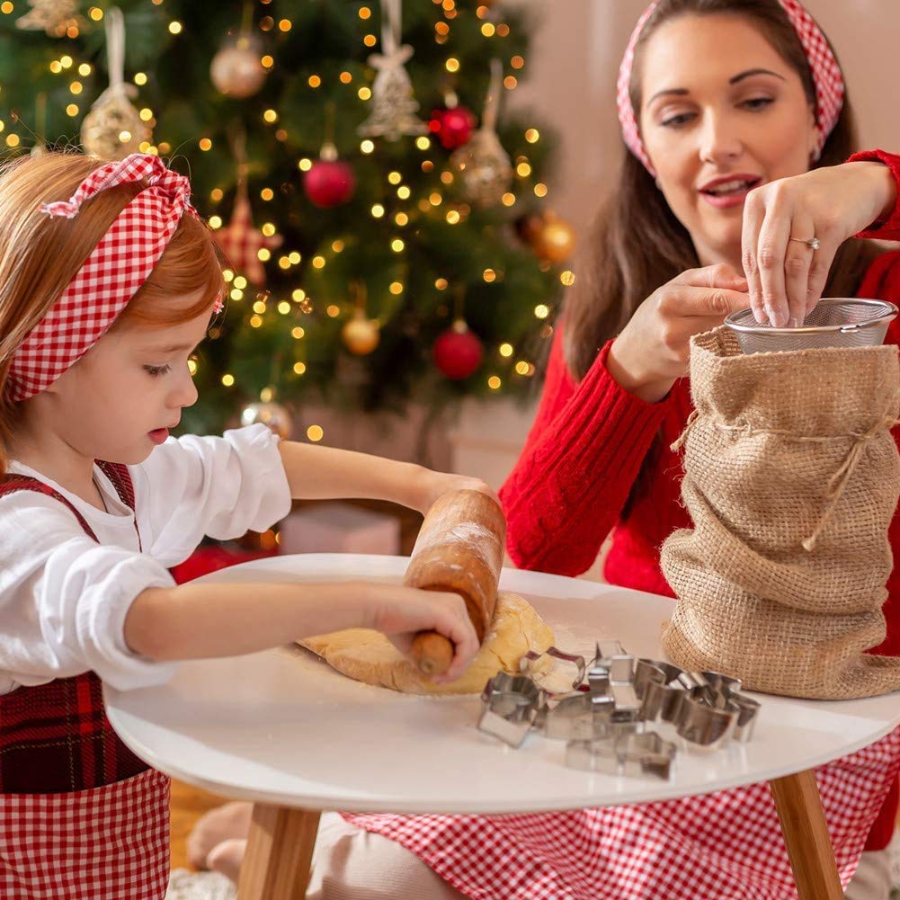 12-teiliges Weihnachts-Ausstechformen-Set Aus Edelstahl – Schneemann, Weihnachtsbaum, Lebkuchenmann & Mehr