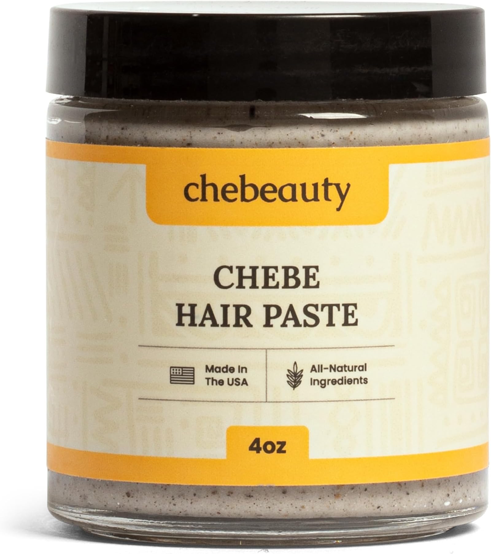 Chebeauty Paste for Hair Growth and Afro type, 4oz - Natural Chebe for Hair Thickening and Shine
