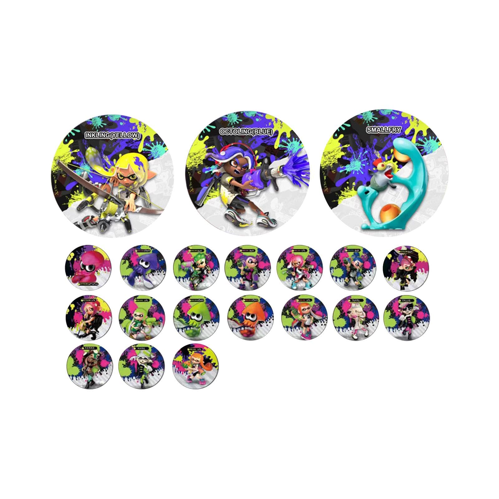 MERISHOPP® 20x Link Cards NFC Game Cards for Switch Splatoon Amiibo 3 2 1 Universal Round Cards (B0D356ZW1C) Amazon Price History, Amazon Price Tracker