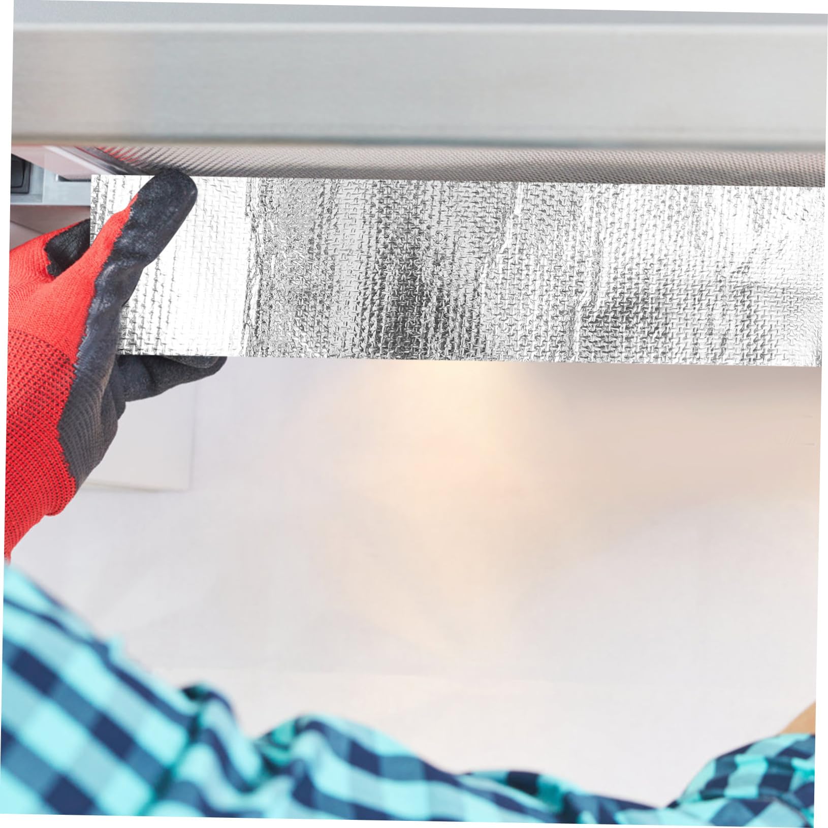 SOLUSTRE 4rouleaux Ruban Adhésif Aluminium Isolant Thermique Résistant Aux Hautes Températures Pour Conduits Échappement Et Applications Industrielles Argenté