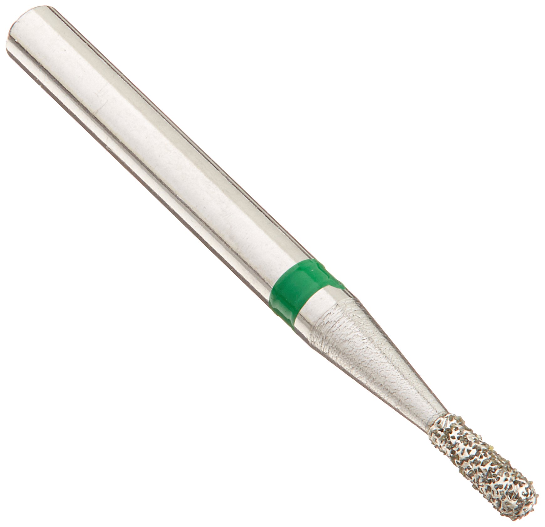 ValuDiamond V-830/010C Economic Line of Diamond Burs, Single Use/Multi-Use for All Shapes and Grits, Pear (S830/008, 830/008, 830/010, S830/012, 830/012, 830L/012) (Pack of 10)