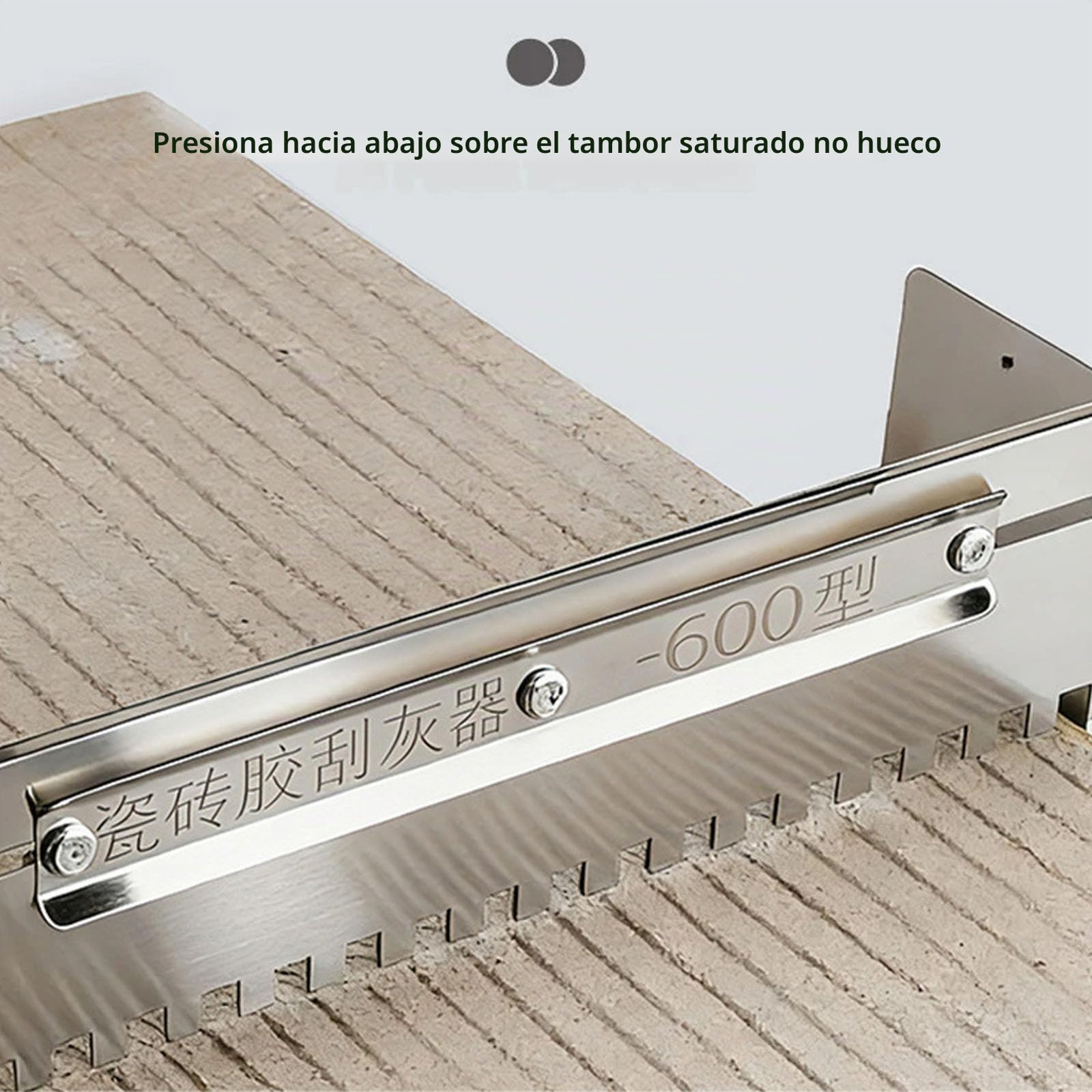 Paleta ajustable con muescas, peine de mortero, niveladores de arena, herramienta de pavimentación para azulejos grandes y baldosas