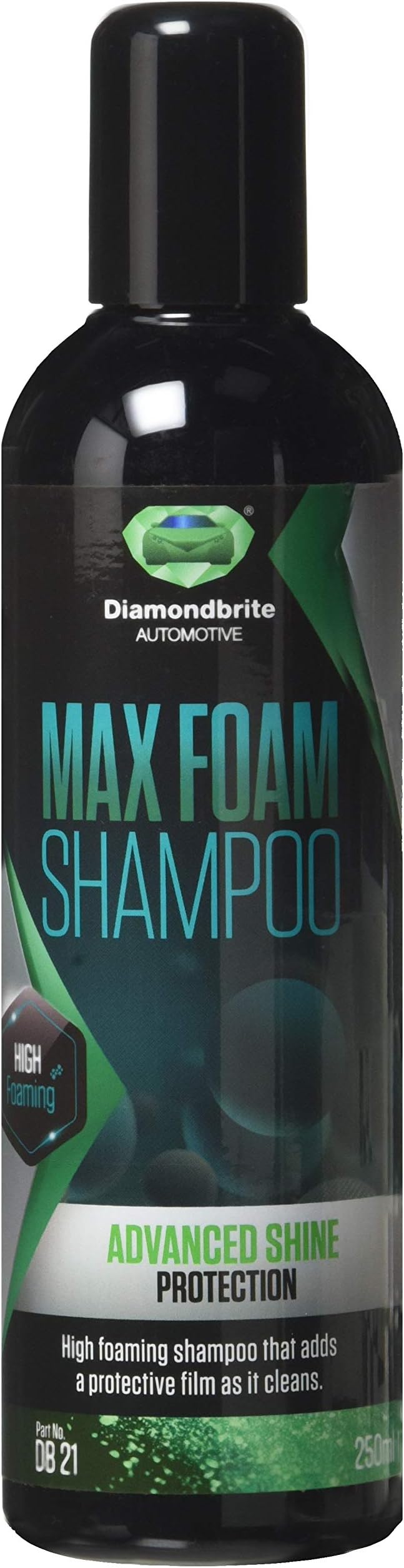 Max Foam Car Shampoo Concentrated Preserving Vehicles Paintwork High-Foaming Biodegradable -Removes All Types of Dirt - 250 ml Product - dB 21