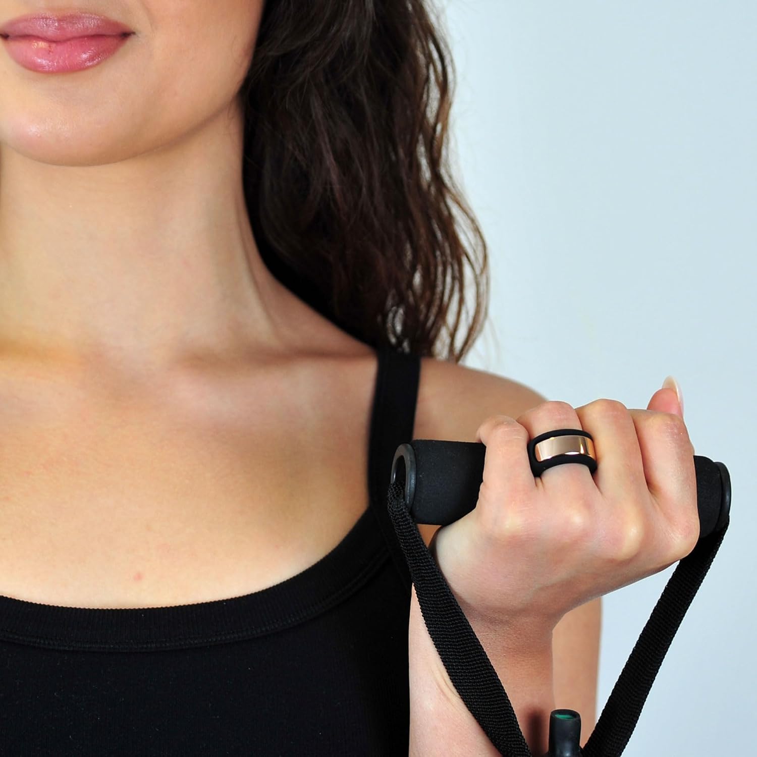 Rinfit Smart Ring Protector - StyleFit, Black, Size 8 image 4