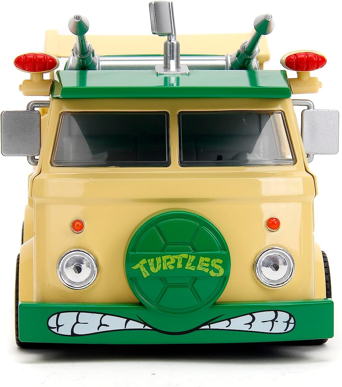 Jada Teenage Mutant Ninja Turtles 1:24 Party Wagon Die-Cast Car & 2.75" Donatello Figure, Toys for Kids and Adults