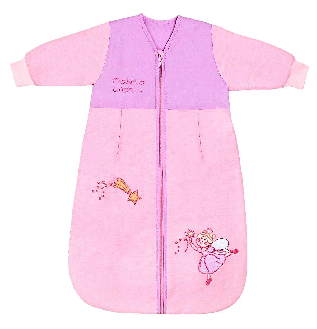 Slumbersafe Winter Baby Sleeping Bag Long Sleeves 3.5 Tog - Pink Fairy, 6-18 months/MEDIUM
