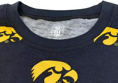 Miniatura 2 de Wes and Willy Pijamas familiares a juego de Iowa State Cyclones para hombre (talla M) color del equipo, Color del equipo