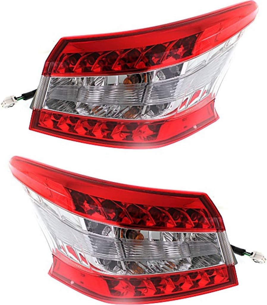 CarLights360: For Nissan Sentra Tail Light Assembly 2013 2014 2015 Passenger Side w/Bulbs DOT Certified For NI2805100 | 26550-3SG0A