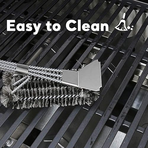 Miniatura 4 de Rejillas de parrilla para Nexgrill piezas de repuesto de 5 quemadores 720-0888N 720-0888, repuesto de rejilla de cocción de hierro fundido de 17