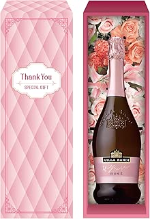【Amazon.co.jp限定】 【ホワイトデーギフト】シャンパンより売れている スパークリングワイン ヴィッラ サンディ ロザート [ スパークリング 辛口 イタリア 750ml ] [ギフトBox入り]
