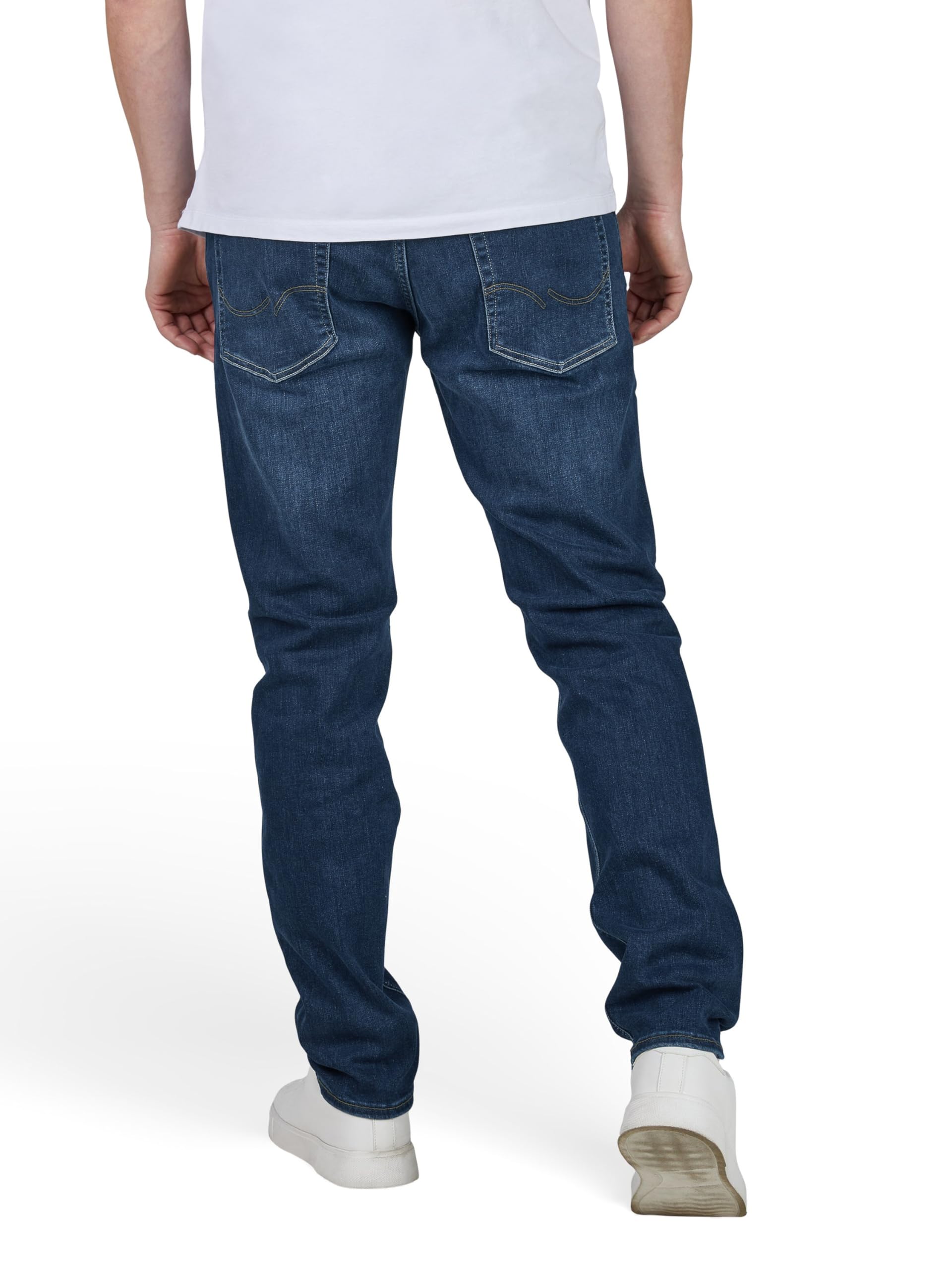 JACK & JONES Jeans Herren Stretch Slim Fit JJIGLENN Jeanshose Hose Denim Blau Schwarz 30 31 32 33 34 36 38