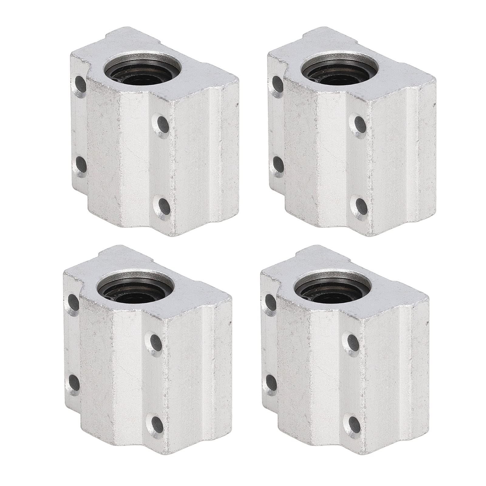 4PCS SCS8UU Linear Ball Bearing Slide Blocks Aluminum Alloy CNC Machine Slide Units 8mm Bore for Appliances & Industrial Equipment