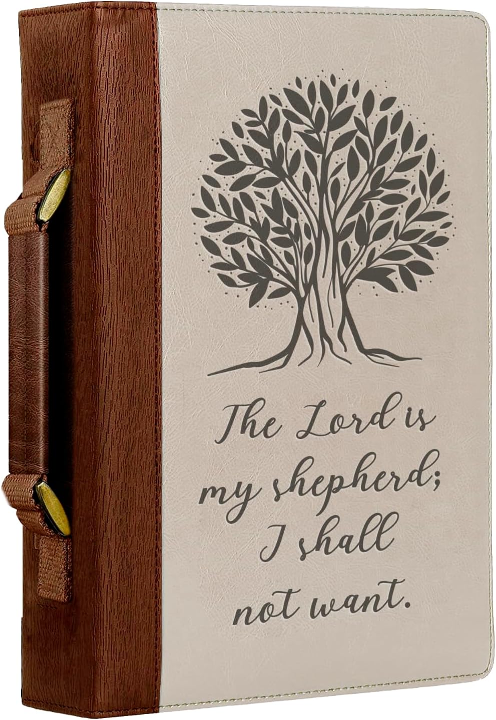 LUMA Ps 1:3 Bible Case with Biblical Tabs, Leather Bible Study Cover and Holder