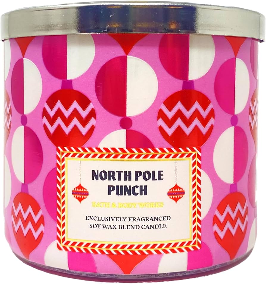 Amazon.com: Bath & Body Works North Pole Punch 3-Wick Scented