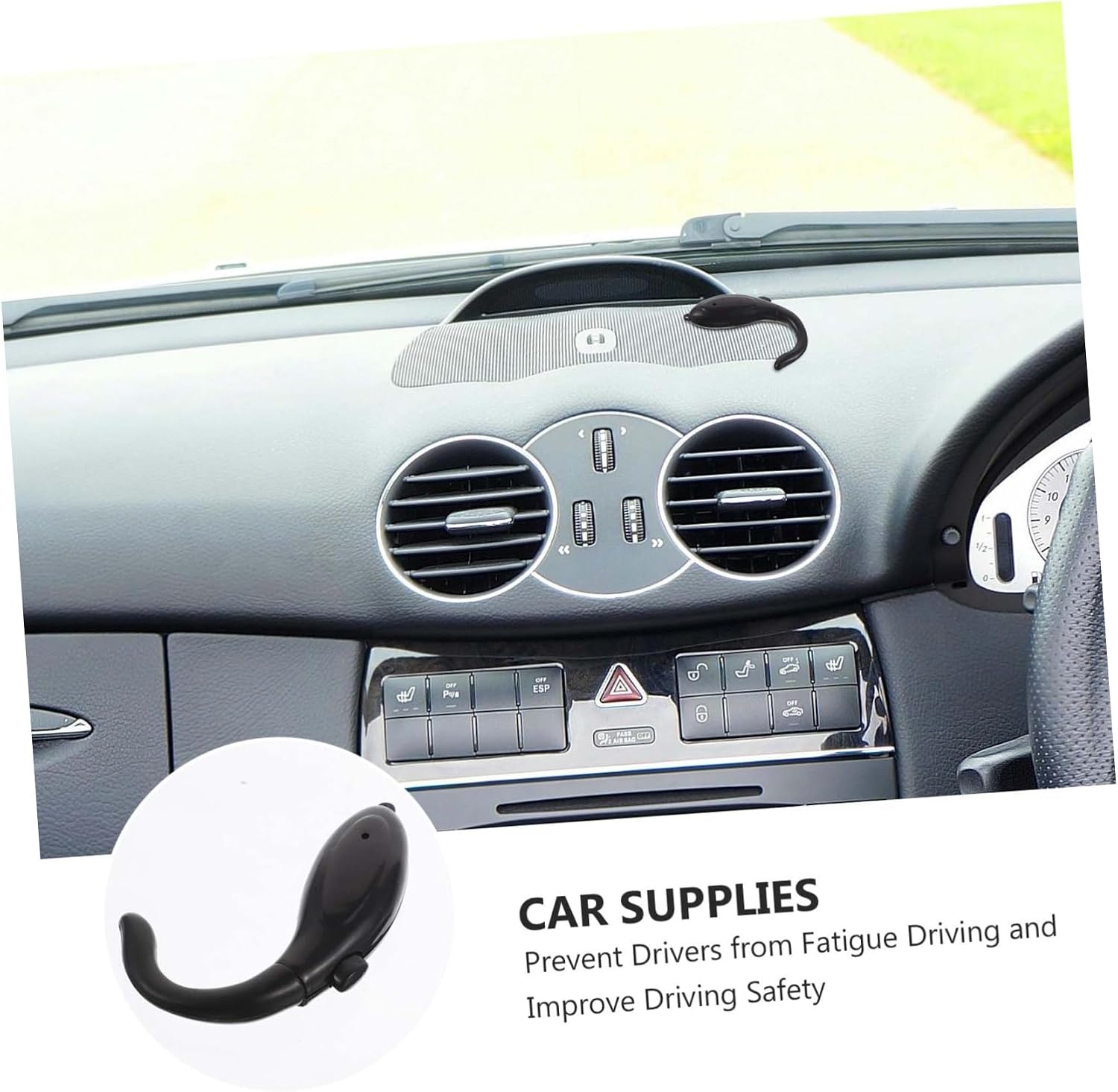 Ciieeo Driver Safety Monitoring Device with Dolphin Fish Design Sleep Alarm for Drivers Instant Drowsiness Detection and Sleep Alertness System Easy Installation for Safe Driving