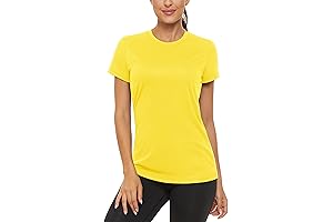 Women's Short Sleeve Yellow T-shirt