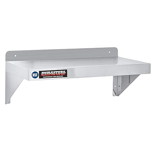 Miniatura 4 de Estante para montar en la pared de acero inoxidable Apex DuraSteel. Aprobado por NSF.