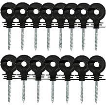 30 Pack Electric Fence Insulator for Wooden Post, Insulator Fence Ring, Post Wood Post Insulator