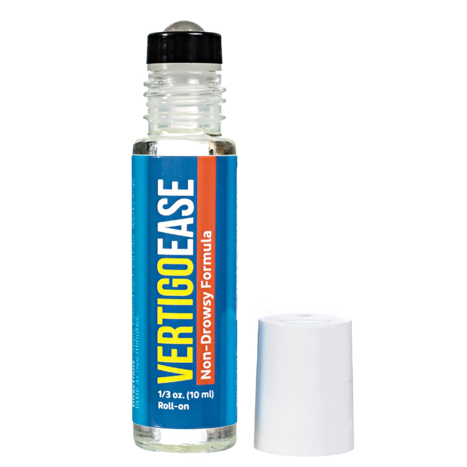 Basic Vigor Vertigo Ease Roll-On 10ml - Natural Fast-Acting Vertigo and Dizziness Support with Lavender Ginger Frankincense Essential
