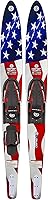 O'Brien Celebrity 68" Combo Waterskis with X-7 Bindings - Stable Dual Tunnel Design for All Skill Levels
