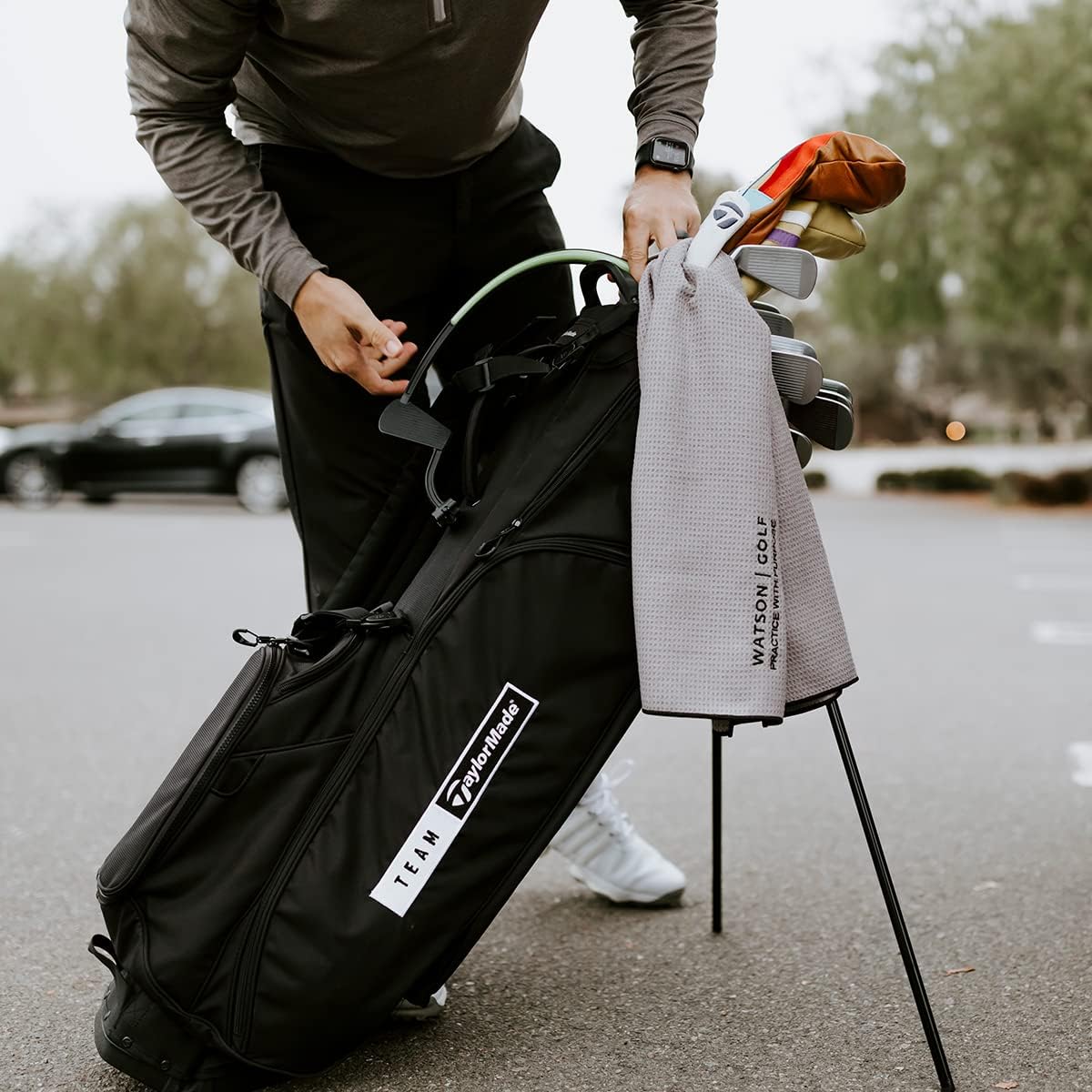 WATSON | GOLF theHANGER™ Official Golf Training Aid, Golf Swing Aid Helps Golfers Achieve Clubface Control to Eliminate Hooks and Slices (Made in The USA)