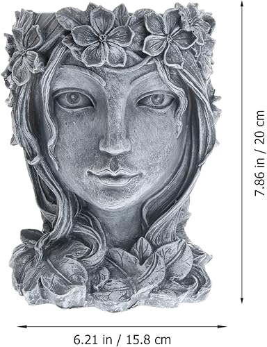 Miniatura 4 de YARNOW Maceta de resina, para suculentas, cactus suculentas, para jardín, interior y exterior