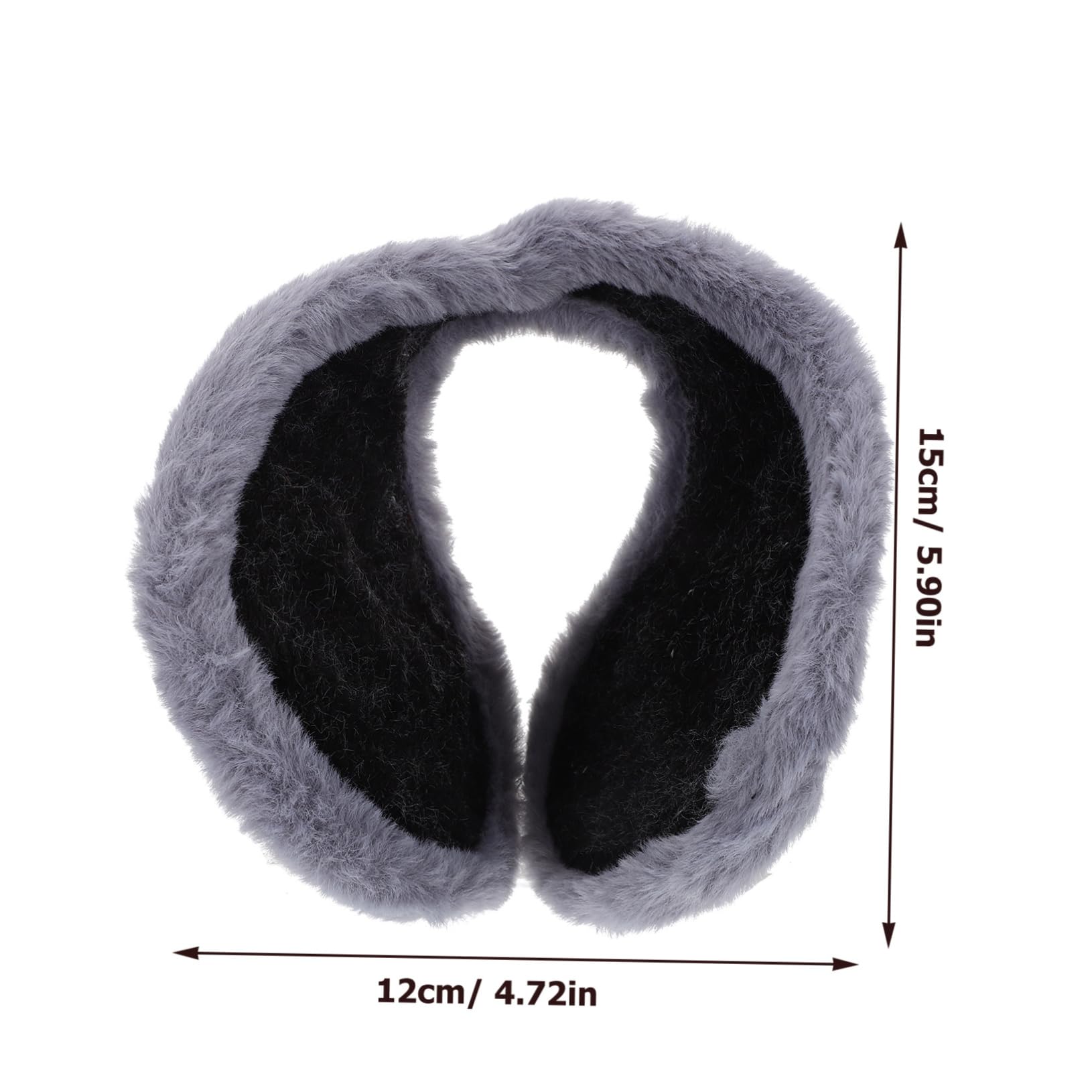 PartyKindom Adorable Warm Ear Muffs for Winter Plush Ear Covers for Men Windproof Warmers