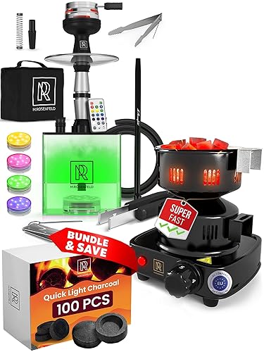 Hookah Set With Everything & Hookah Coal Burner for Hookah