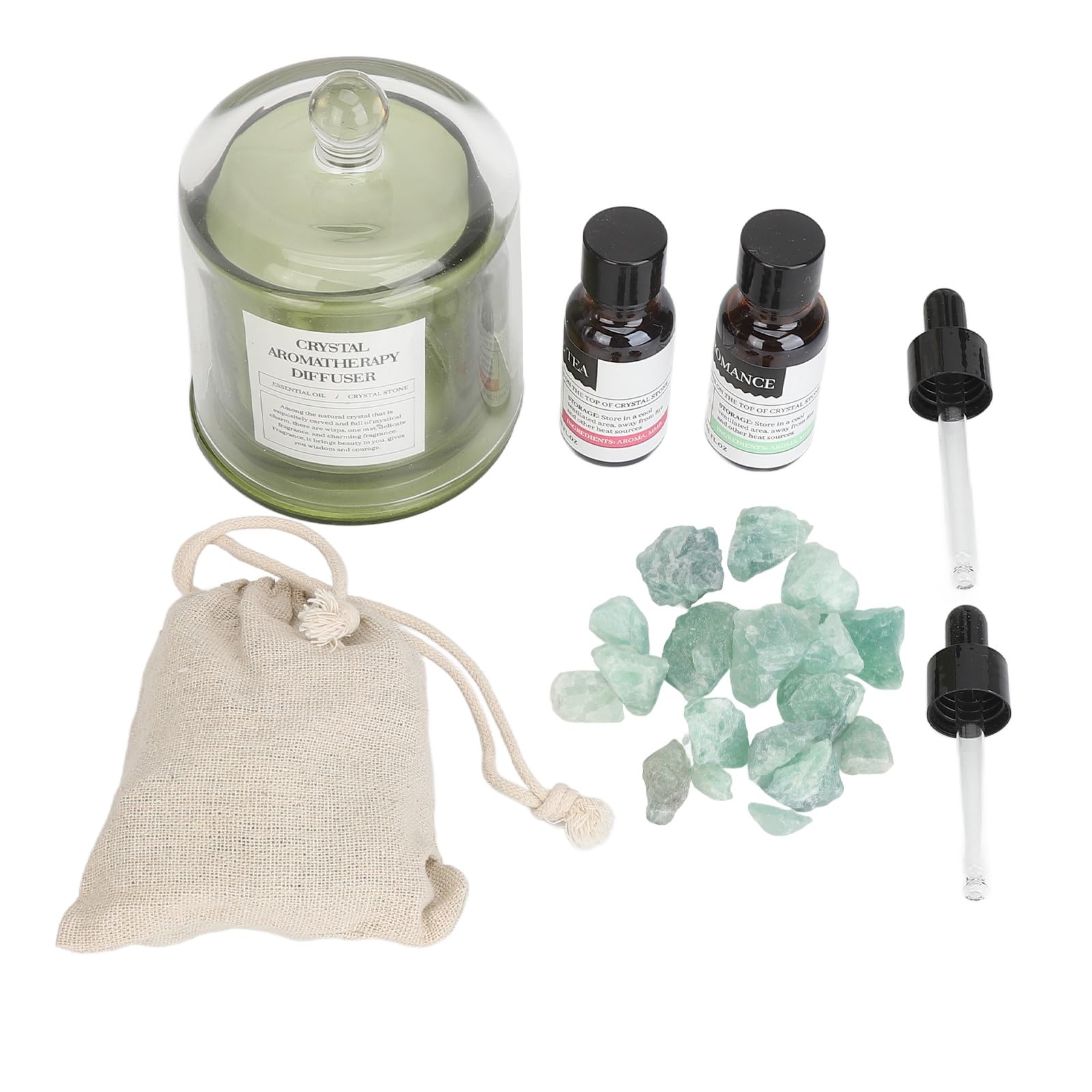 Handgefertigtes Aromatherapie-Diffusor-Set aus Stein mit 20 Ml ätherischem Öl Zum Verschenken an die Familie, 2 Stück Zur Einweihungsfeier oder Zum Geburtstag