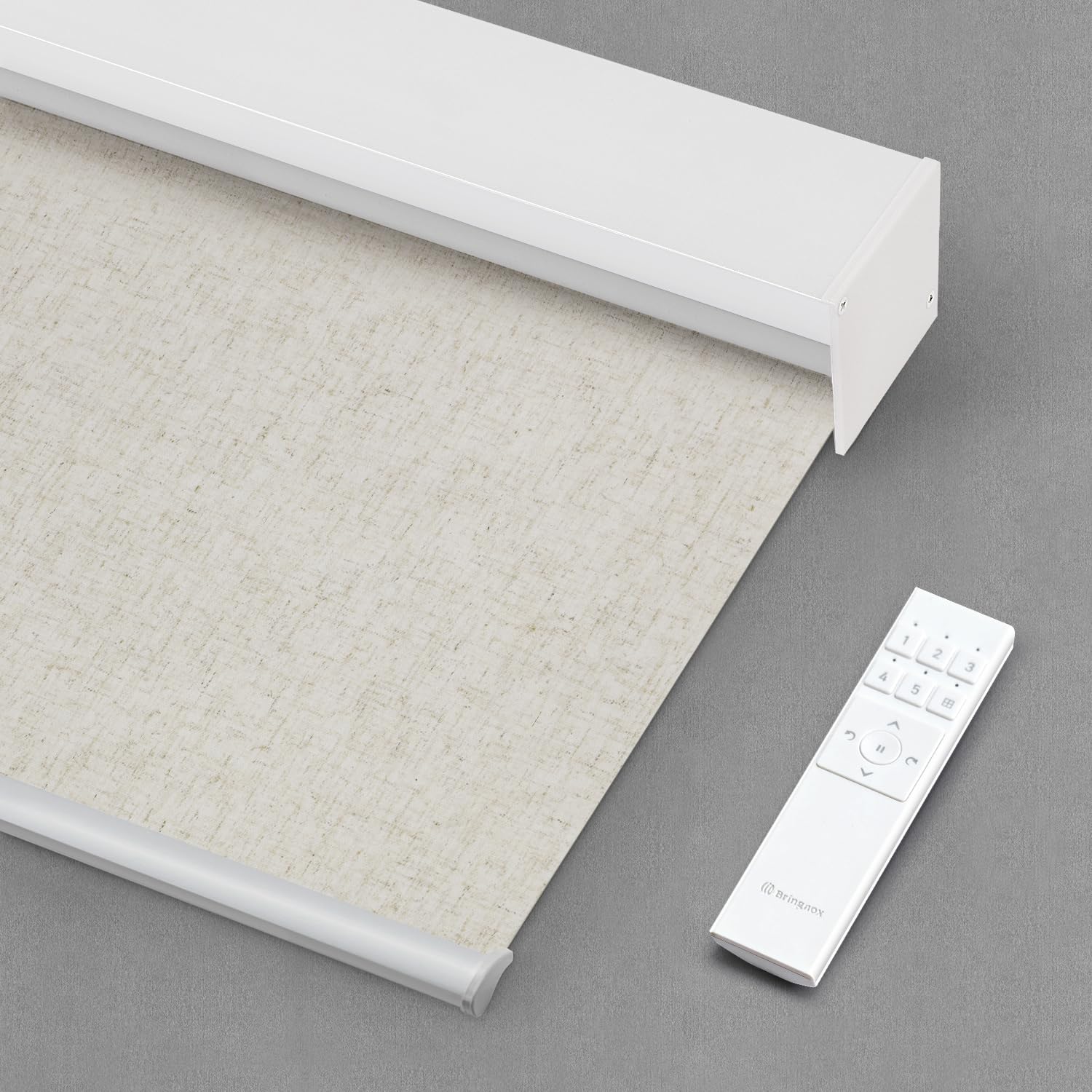 Bringnox Motorized Blinds Linen Stone-01