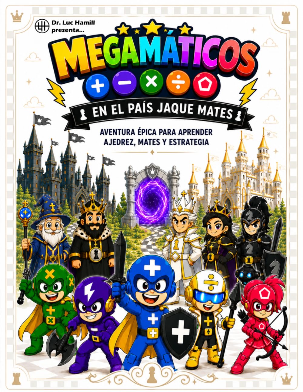 Megamáticos. En el País Jaque Mates: Aventura épica para aprender ajedrez, Mates y estrategia