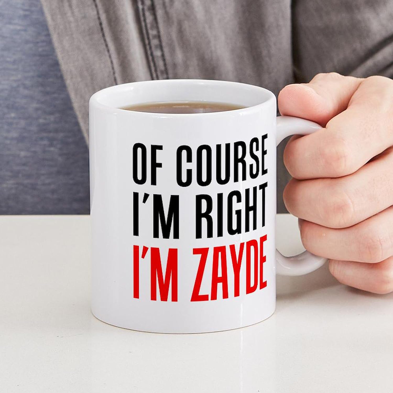 CafePress I'm Right Zayde Drinkware Mugs 11 oz (325 ml) Ceramic Coffee Mug