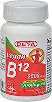 Vista 1 de Deva Vegan Vitamins Sublingual B12 - 2500 mcg - 90 Tabletas - Metilo bioactivo B12