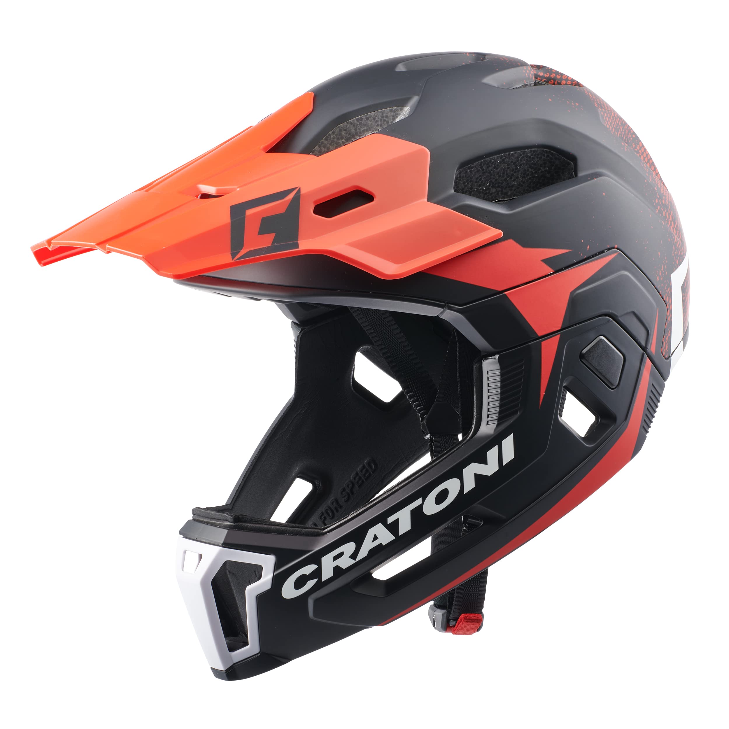 Cratoni C-Maniac 2.0 MX MTB Helm schwarz/rot 2022