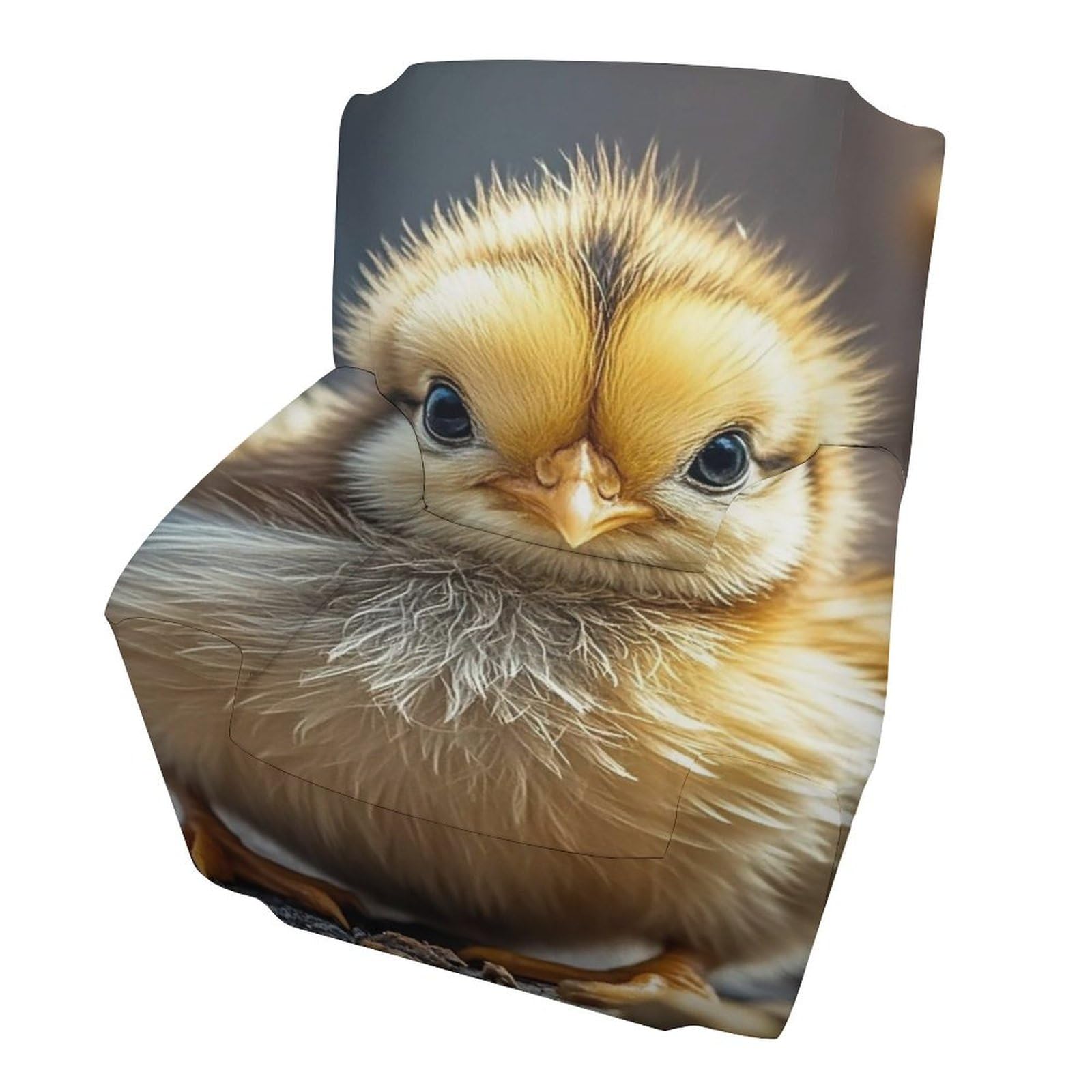 Housse de canapé inclinable motif poulet pour protéger le mobilier des animaux