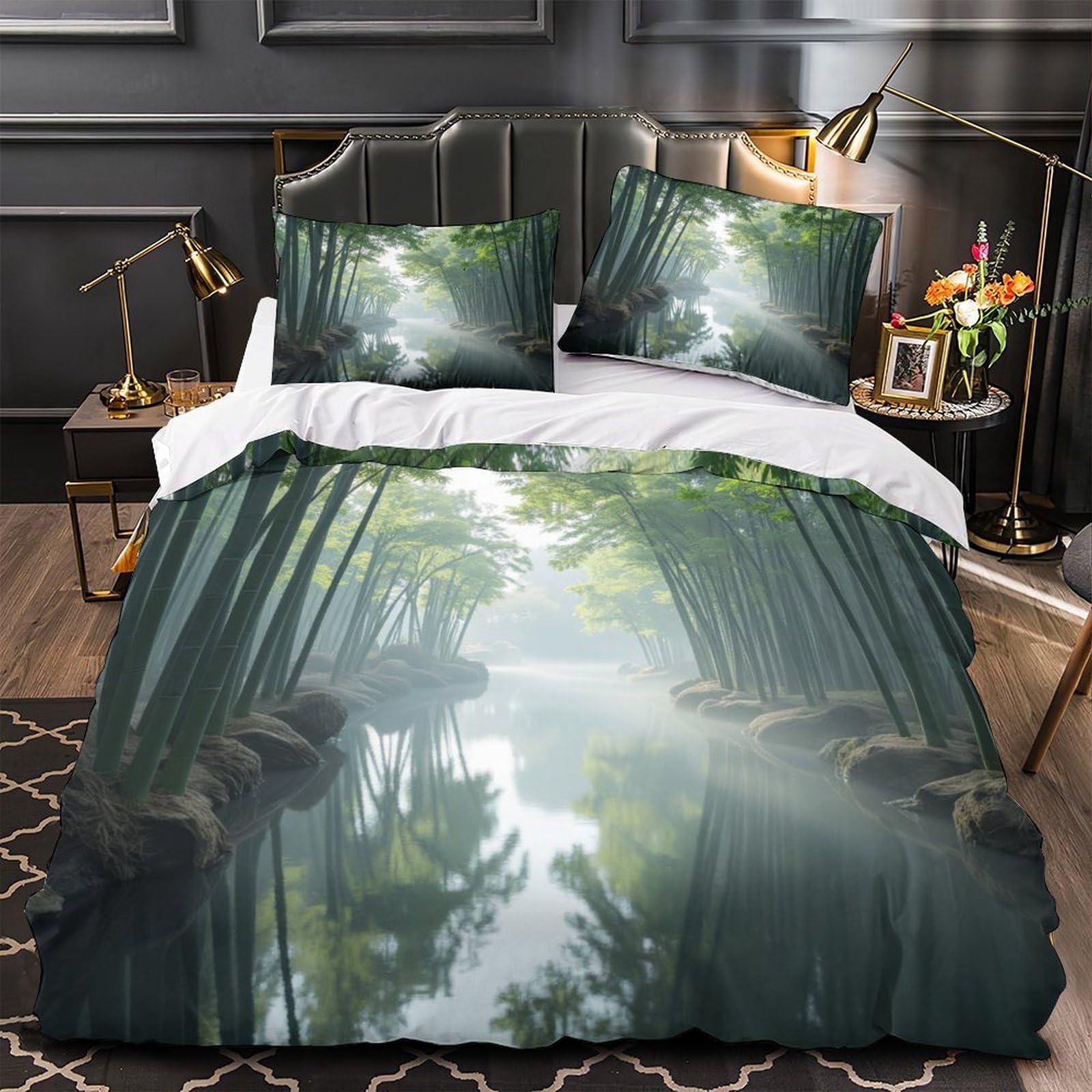 Parure de lit papillon bleu 200x200 pour relooker une chambre d'adolescent fantasy