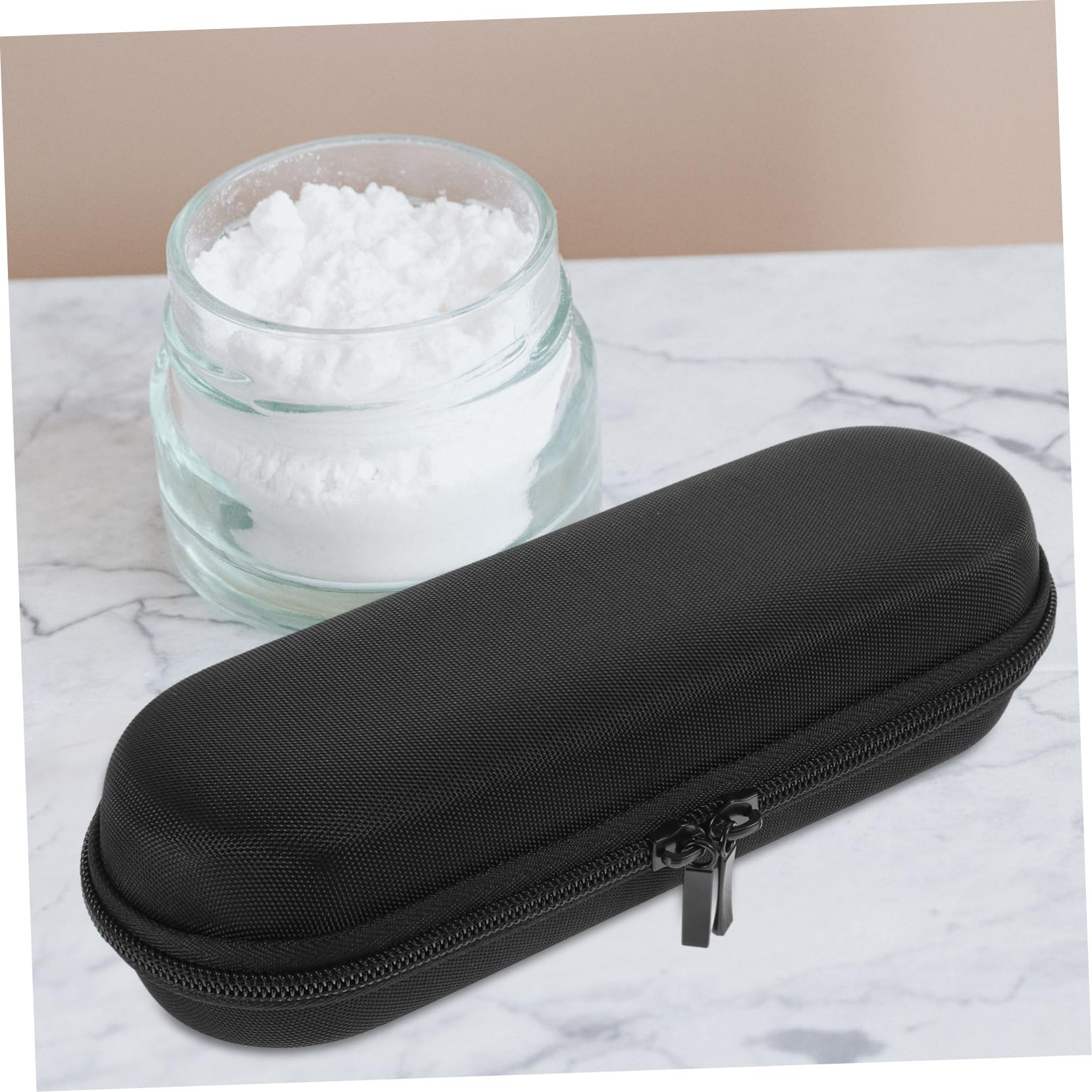 PACKOVE 3 Pezzi Scatola portaspazzolini elettrici spazzolino Borsa da viaggio titolare con adulti Contenitori da viaggio tothbrush custodia da viaggio porta spazzolini tessuto Nero