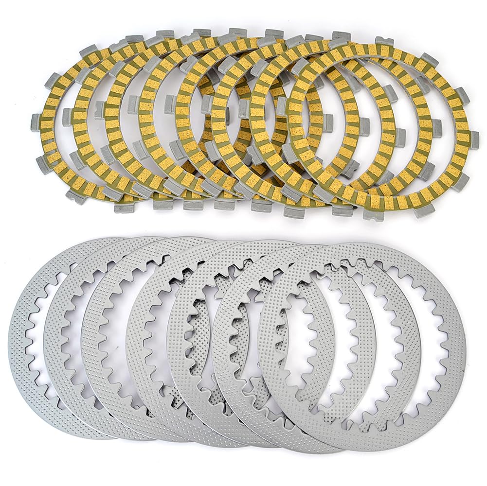 TERAM OISIRS - Kit de discos recortados y lisos para embrague para Suzuki GSF 400 Bandit de 1995 1996 1997