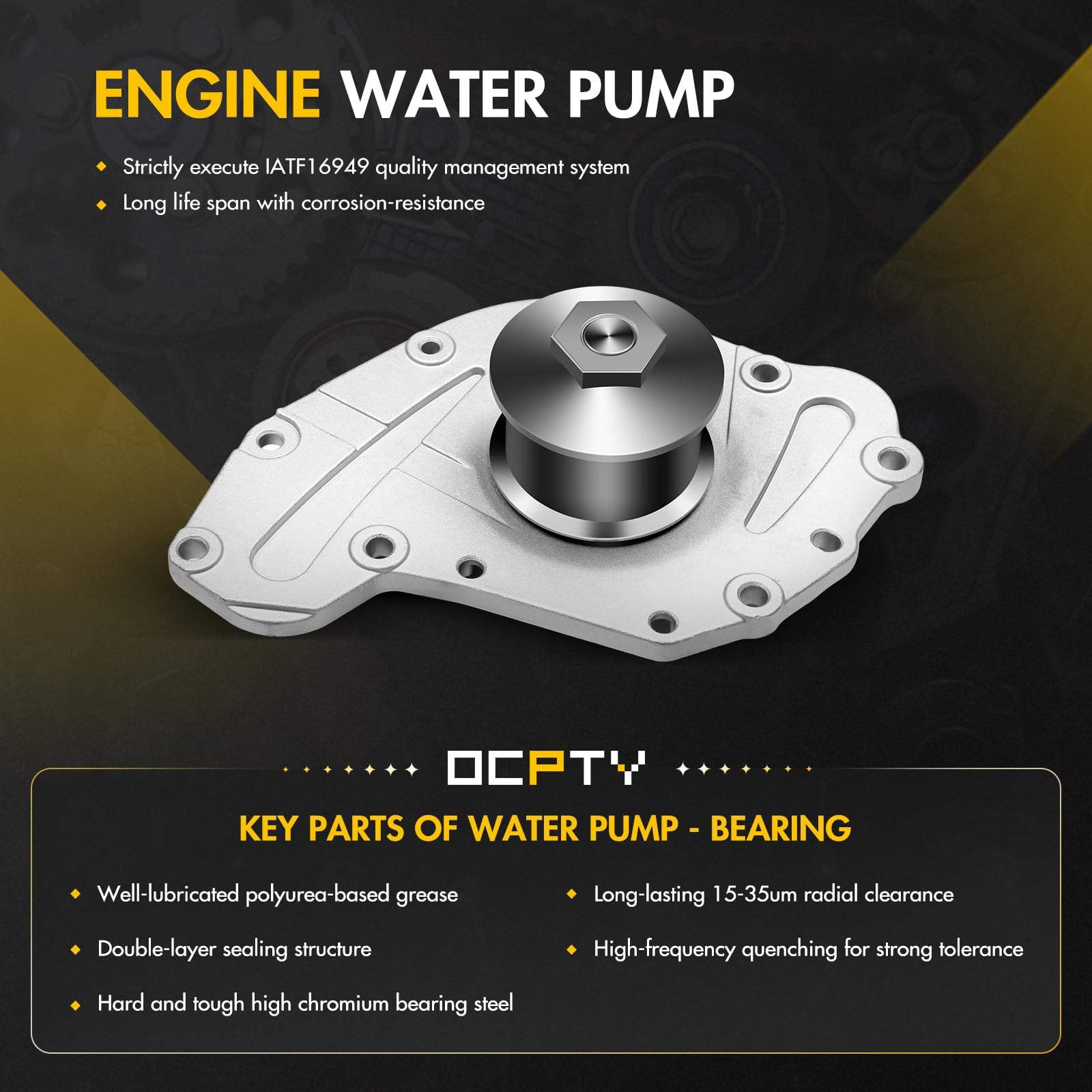 Amazon.com: Timing Belt Kit including timing Belt water pump with
