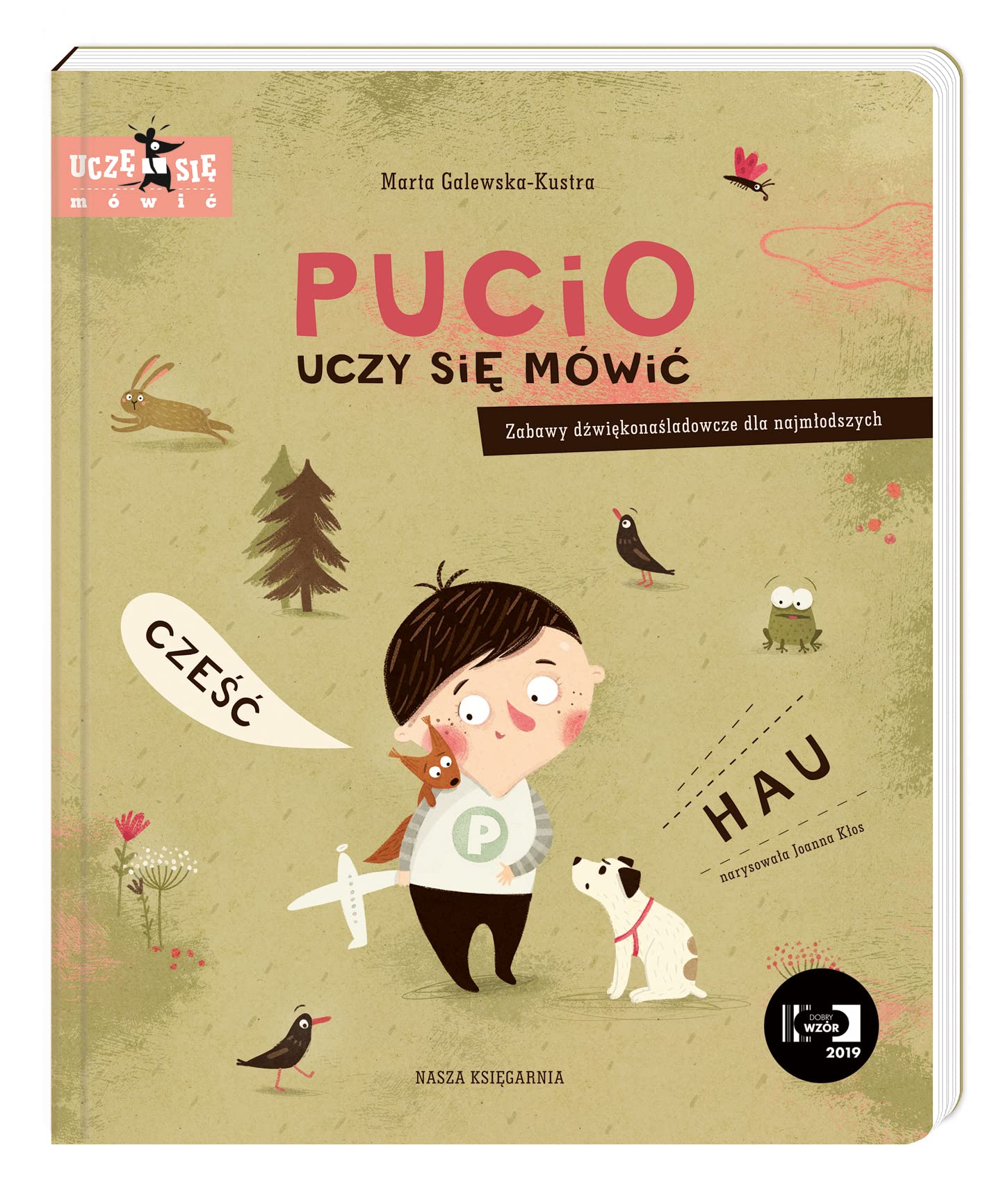 Pucio uczy się mówić. Zabawy dźwiękonaśladowcze dla najmłodszych