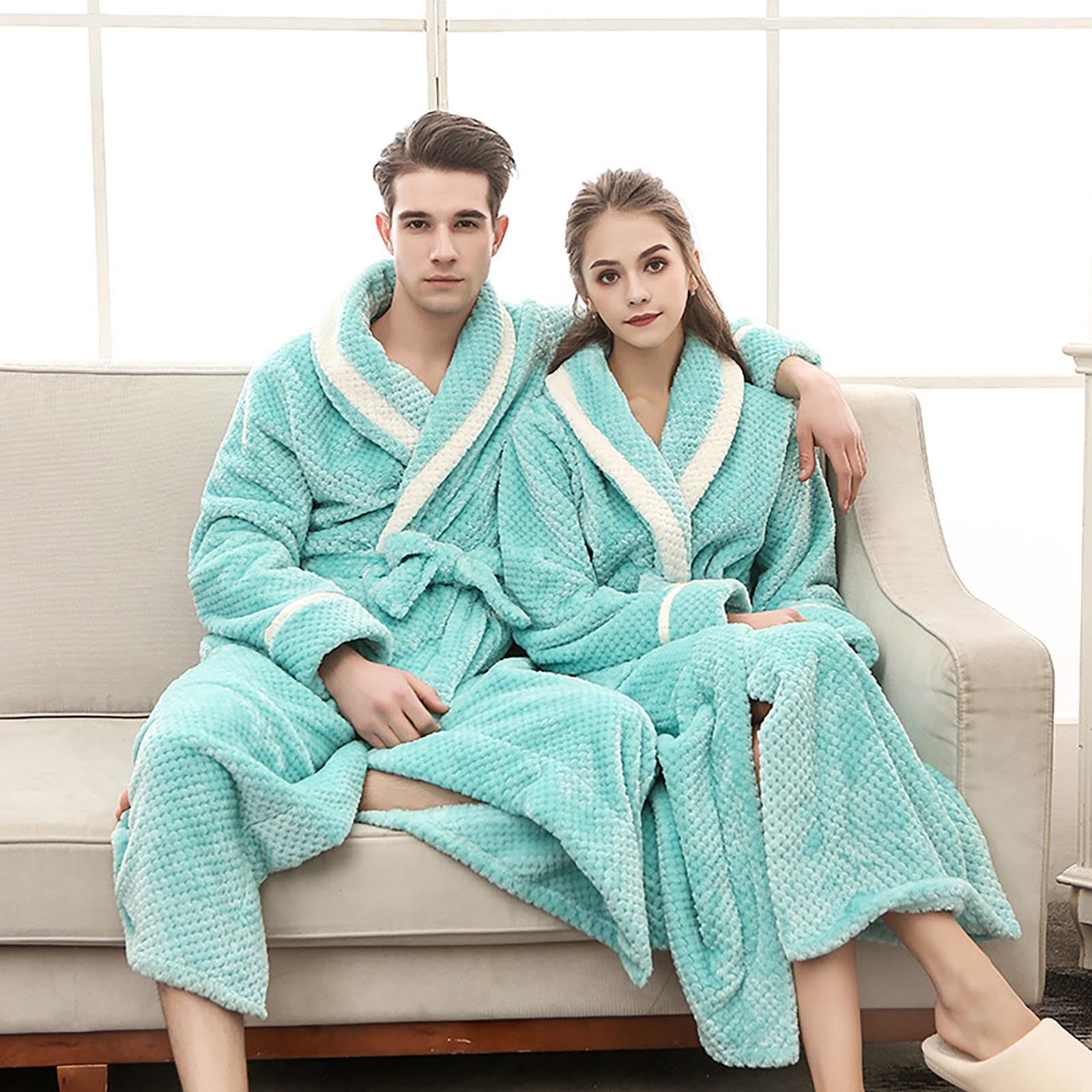 Peignoir moelleux pour femme - Léger et long - Grandes tailles - Peignoir de bain - Peignoir de bain - Peignoir de bain - Peignoir de bain - Peignoir de bain - Ensemble Dryrobe pour les couples