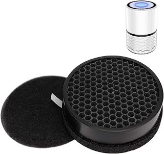 Filtro de repuesto HEPA verdadero de grado médico 3 en 1 H13, compatible con el purificador de aire Levoit H132 H132-RF, pieza n.o V-H132 H132-RF, negro