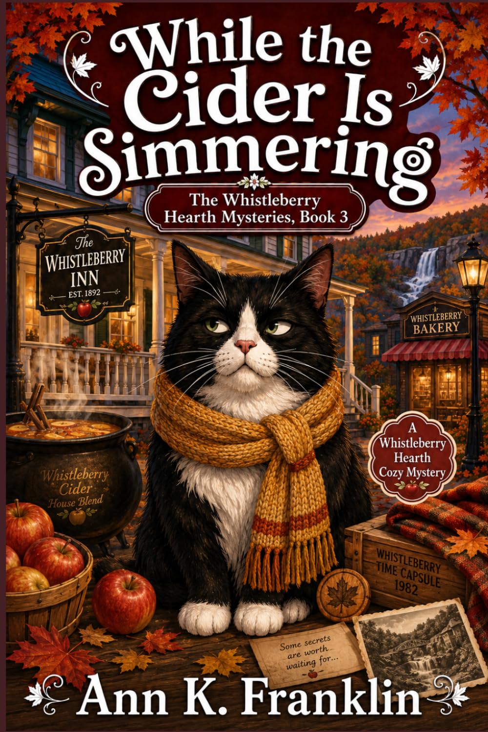 While the Cider Is Simmering (A Whistleberry Hearth Cozy Mystery)